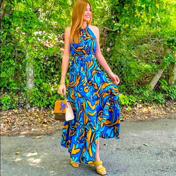 NWT Zara Printed Dress Size XS - Picture 5 of 11